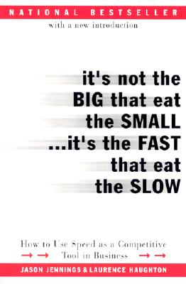 It's Not the Big That Eat the Small...It's the Fast That Eat the Slow: How to Use Speed as a Competitive Tool in Business