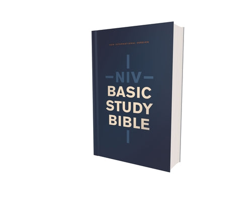 NIV, Basic Study Bible, Economy Edition, Paperback, Blue, Red Letter