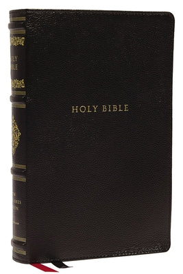 NKJV, Personal Size Reference Bible, Sovereign Collection, Genuine Leather, Black, Red Letter, Thumb Indexed, Comfort Print: Holy Bible, New King James Version