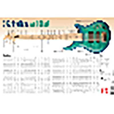 5-String Bass Chord Wall Chart