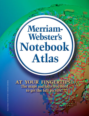 Merriam-Websters Notebook Atlas - Features full-color maps - Fits in a 3-ring binder