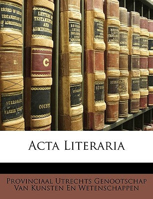 ACTA Literaria (English and Latin Edition)