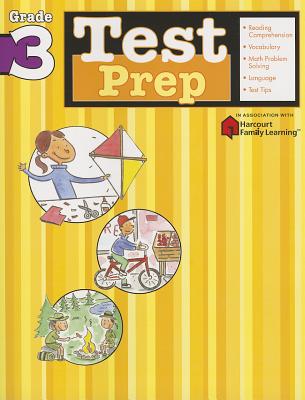 Test Prep: Grade 3 (Flash Kids Harcourt Family Learning)