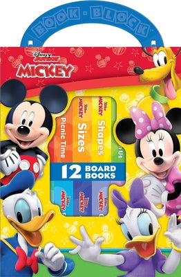 Disney Junior Mickey Mouse Clubhouse - My First Library Board Book Block 12-Book Set - PI Kids