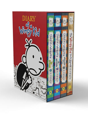 Diary of a Wimpy Kid Box of Books 12-14 Plus The Wimpy Kid Do-It-Yourself Book: Hardcover Gift Set (Diary of a Wimpy Kid Box Set)