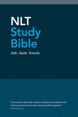 NLT Study Bible (Hardcover Cloth, Blue, Red Letter)