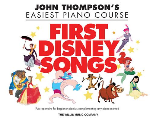 First Disney Songs: Elementary Level (John Thompson's Easiest Piano Course)