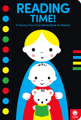 Reading Time!: A Tummy Time First Words Book for Babies