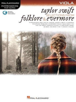 Taylor Swift - Selections from Folklore & Evermore: Viola Play-Along Book with Online Audio (Hal Leonard Instrumental Play-along)