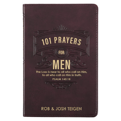 101 Prayers For Men, Faux Leather Flexcover