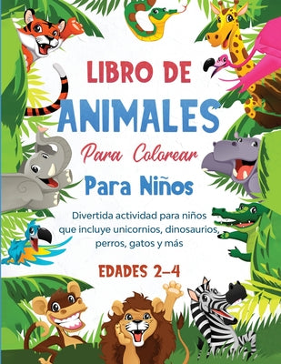 Libro de Animales Para Colorear Para Nios (Spanish Edition)